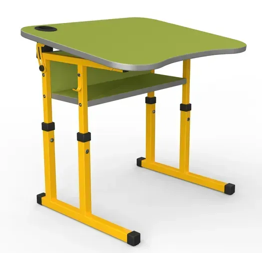 Стіл учнівський №4-6 з регулюванням куту нахилу стільниці 700х500 МФ Вересень